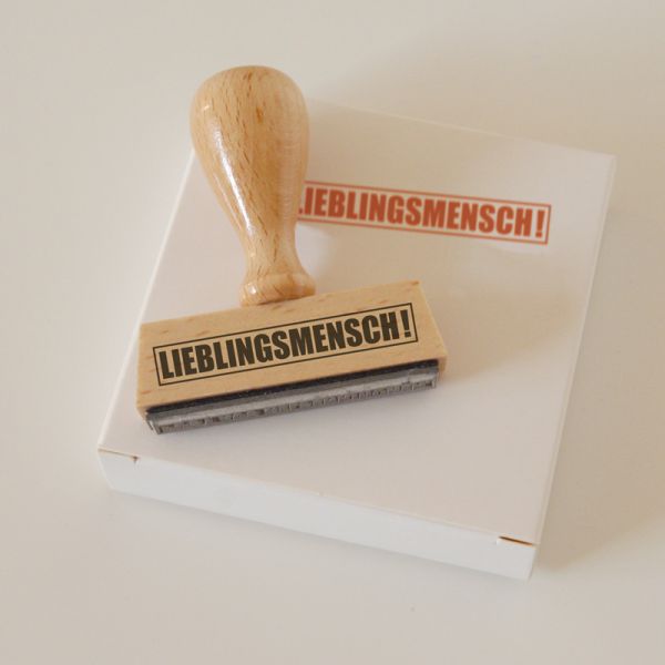 Stempel LIEBLINGSMENSCH!