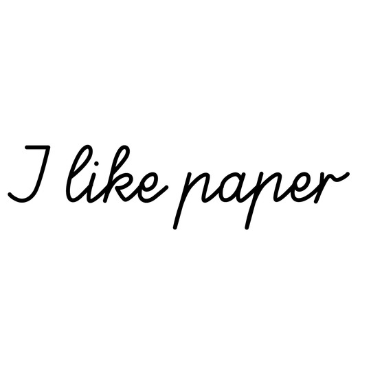 I LIKE PAPER