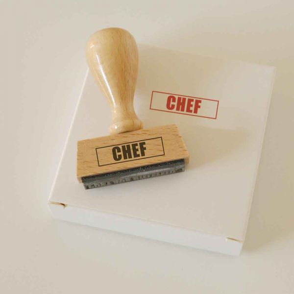 Stempel CHEF!