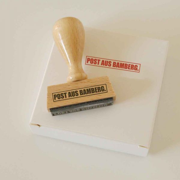 Stempel POST AUS BAMBERG.